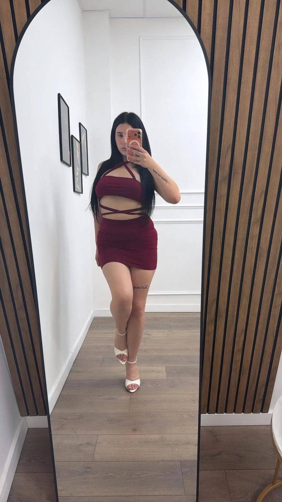 Web Cut-Out Dress