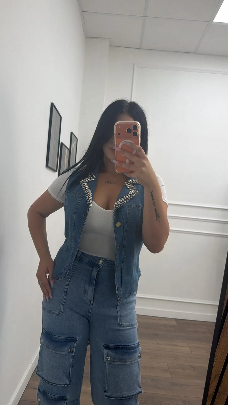 Stud Collar Vest